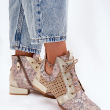 Botki Model Maciejka 05541-04 Beige/Gold – Step in style