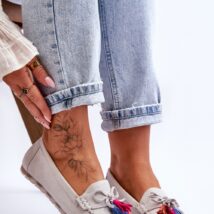 Mokasyny Model Dorine GS37 Grey – Step in style