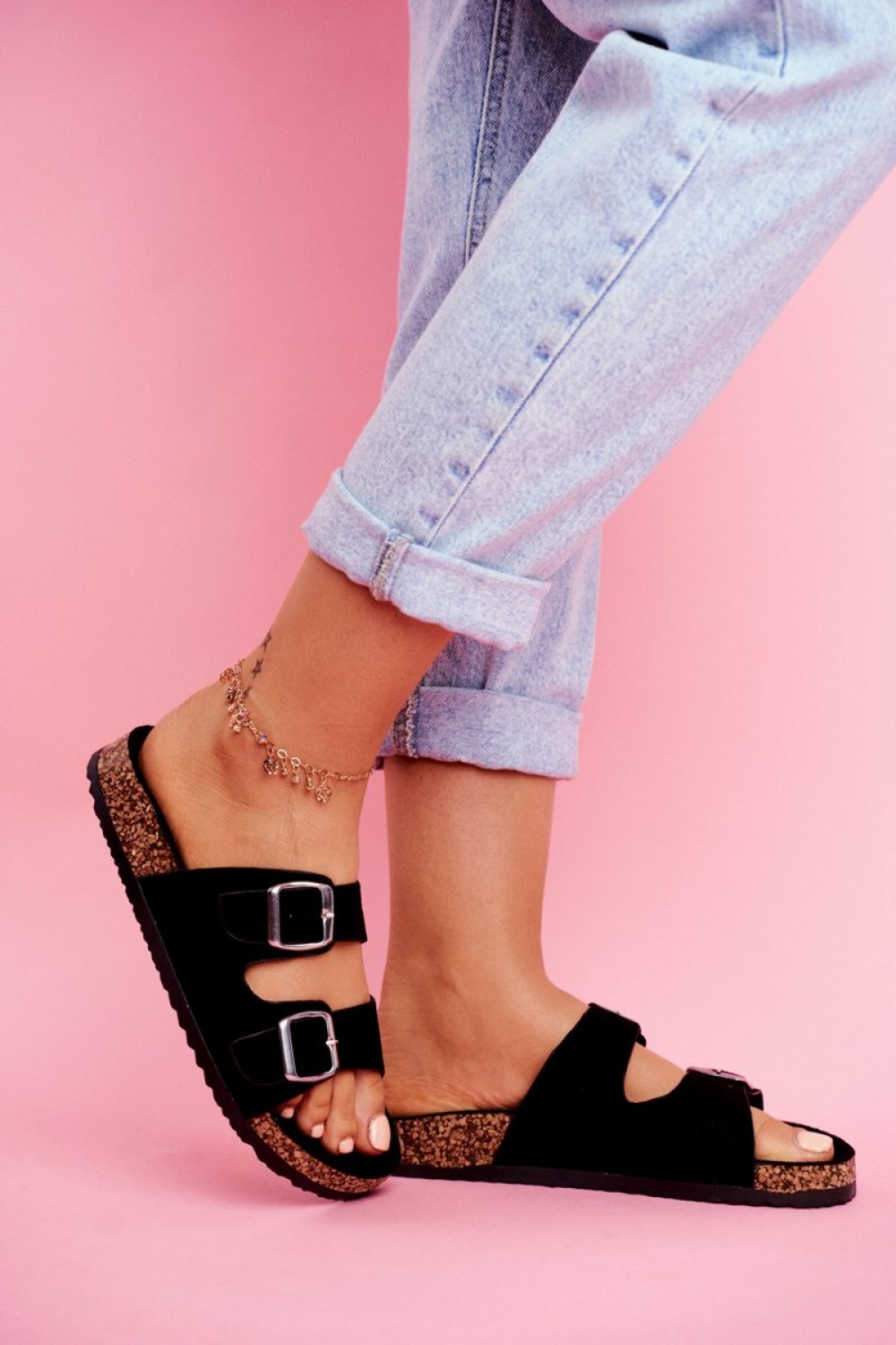 Sandał Klapki Model Si Senor 20SD21-1732 Black - Step in style - obrazek 2