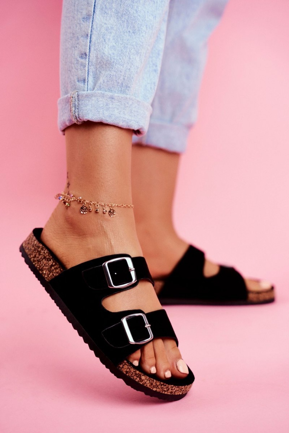 Sandał Klapki Model Si Senor 20SD21-1732 Black - Step in style - obrazek 3