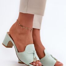 Sandał Klapki Model Jemenna JH338P Mint – Step in style