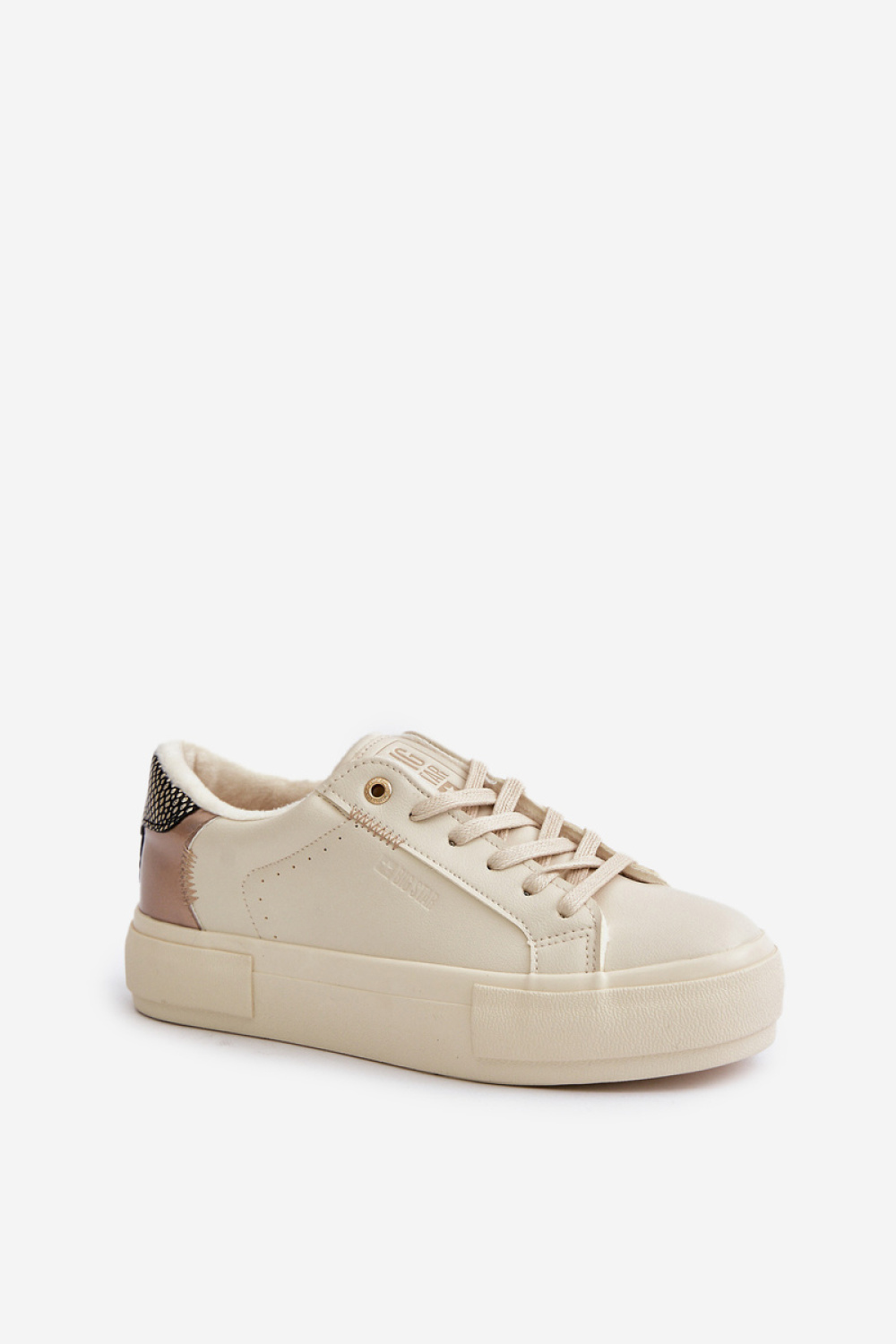 Trampki Model Big Star OO274A454 Beige - Step in style - obrazek 2