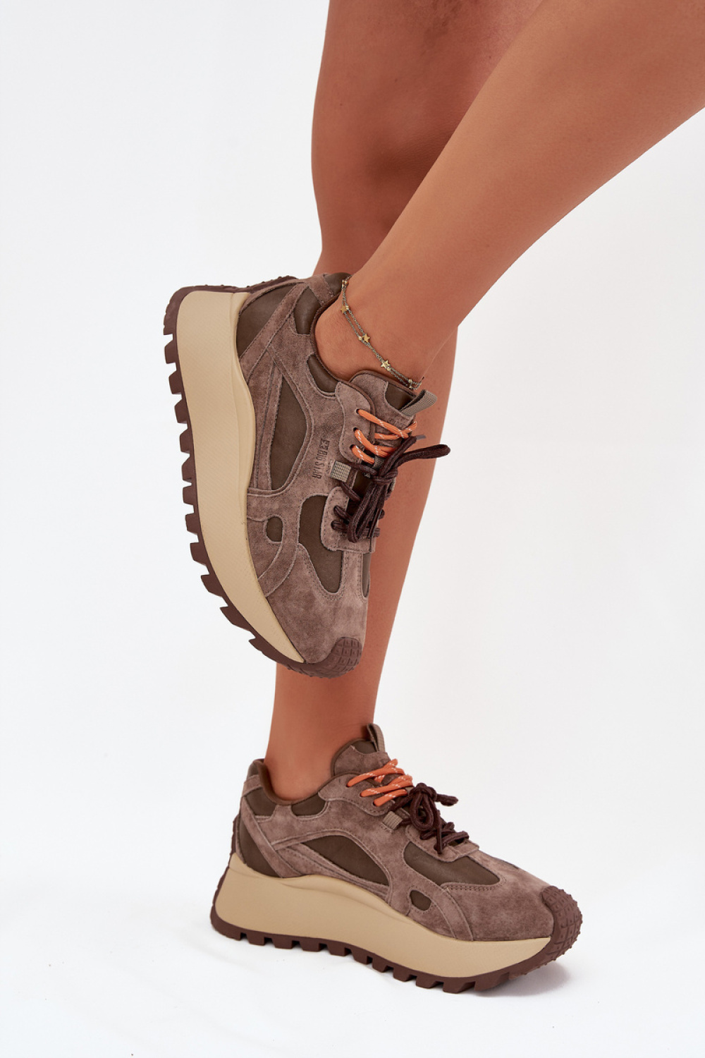 Buty Sportowe Model Big Star SS274627 HI-POLY SYSTEM Beige - Step in style - obrazek 3