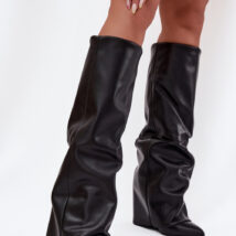 Kozaki Model Elivira CLS-531 Black Skóra – Step in style