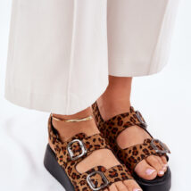 Sandały Model Genorre MAN0888 Brown Panterka – Step in style