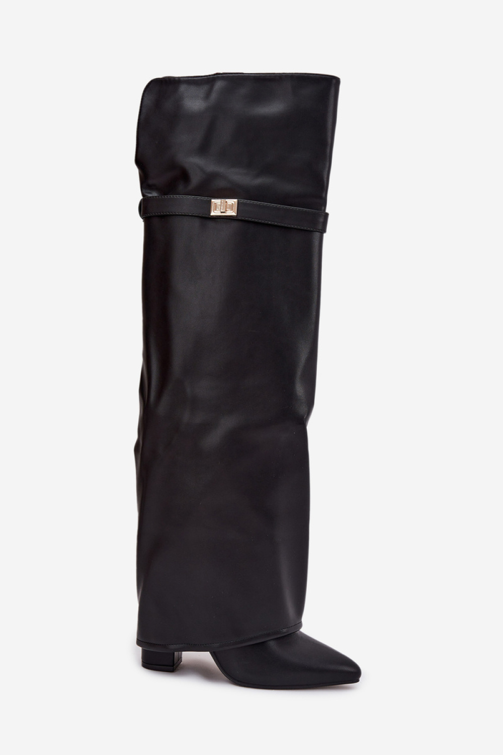 Kozaki Model Serelle CLS-593 Black Skóra - Step in style - obrazek 2