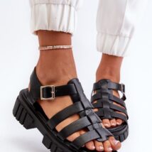 Sandały Model Rosarose N75-4 Black – Step in style