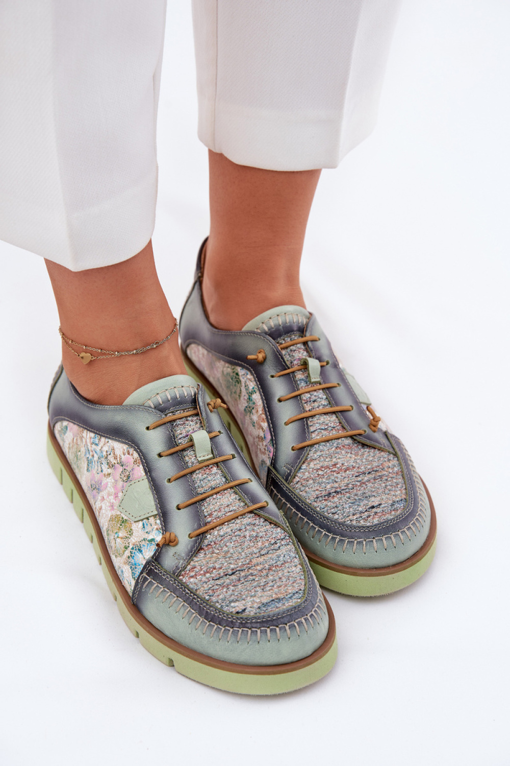 Półbuty Model Maciejka 06784-09 Green - Step in style - obrazek 3