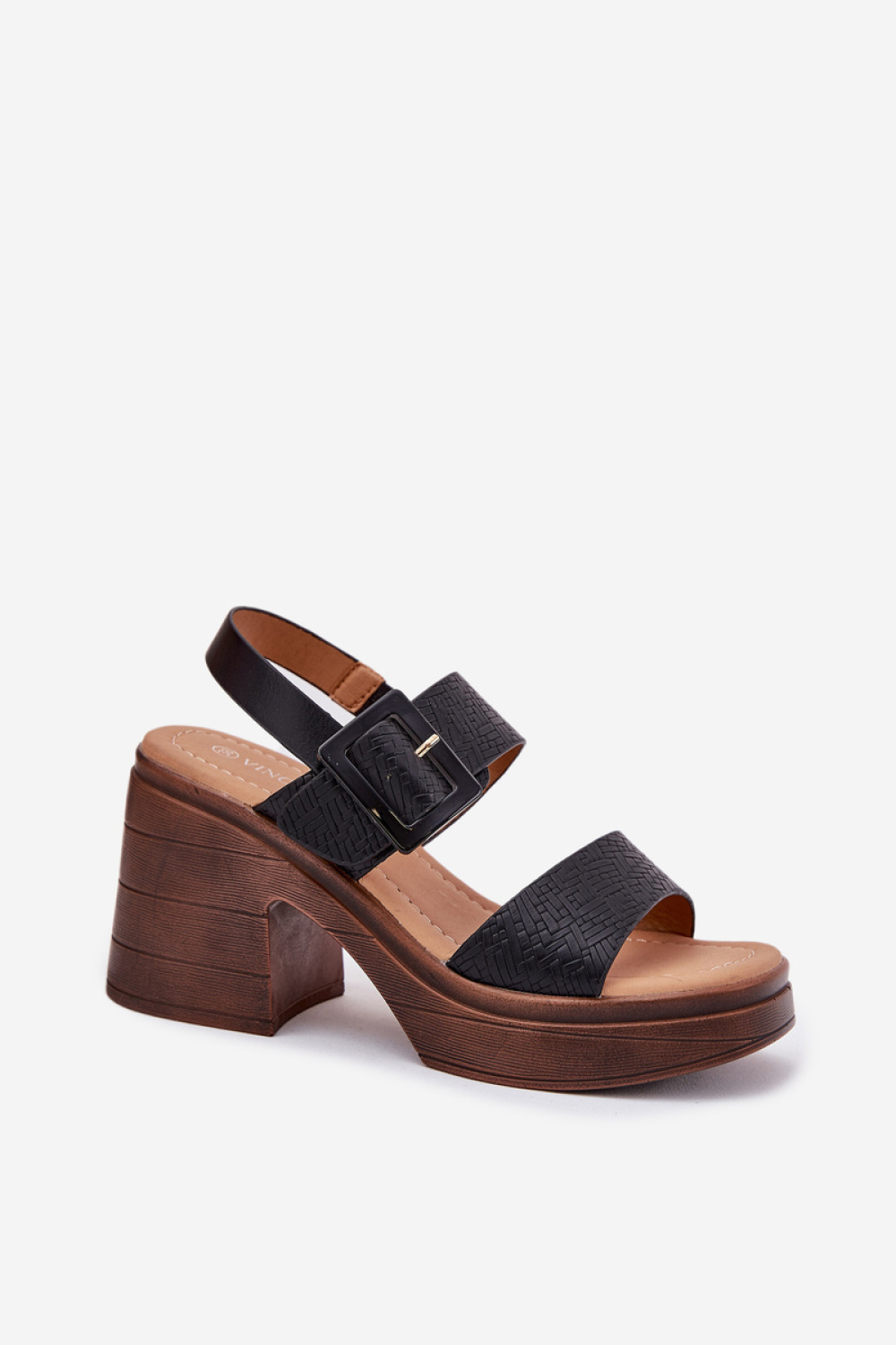 Sandały Model Vinceza 17387 Black - Step in style - obrazek 2