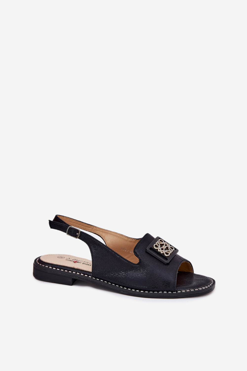 Sandały Model S.Barski KV51-082 Black - Step in style - obrazek 2