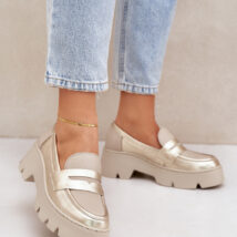 Mokasyny Model Zazoo 20191 Gold – Step in style