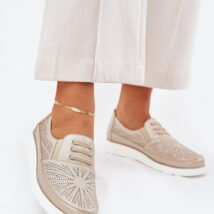 Półbuty Model Azethia 25PB02-9033 Gold – Step in style