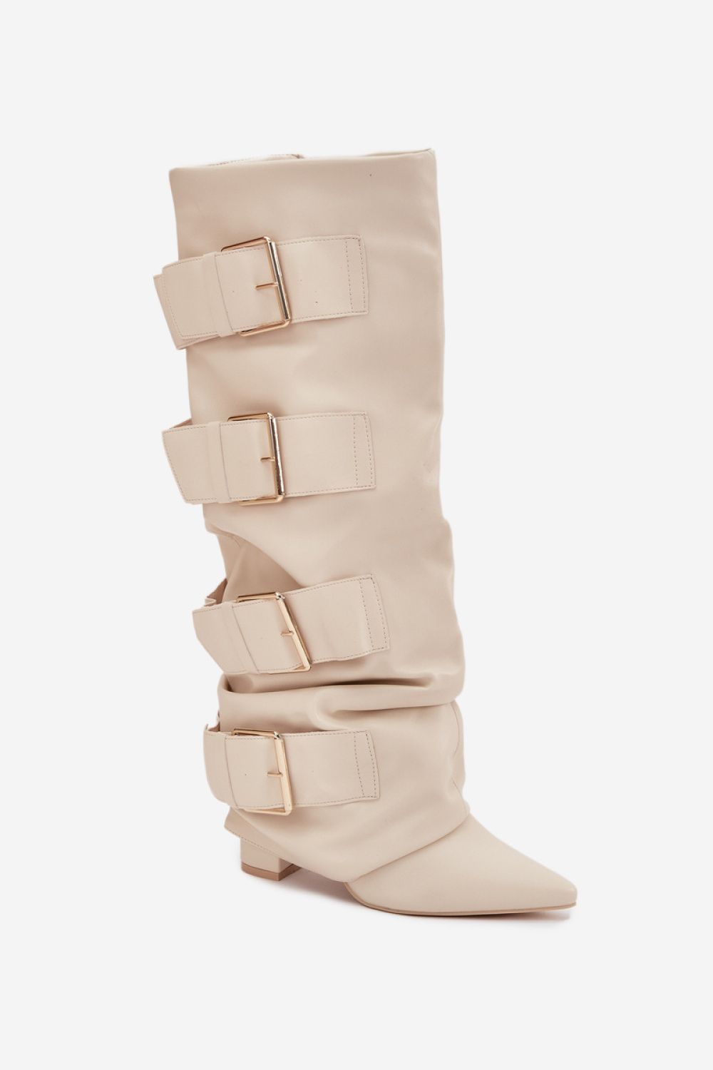 Kozaki Model Isavelle 7677A Light Beige - Step in style - obrazek 2