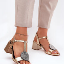 Sandały Model DA JC51-842 Gold – Step in style