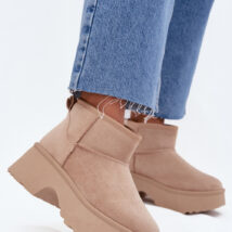 Śniegowce Model Mavelle BL618P Khaki – Step in style