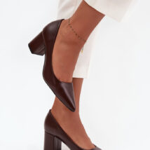 Czółenka Model Ryvessa LL-380P Czekolada – Step in style