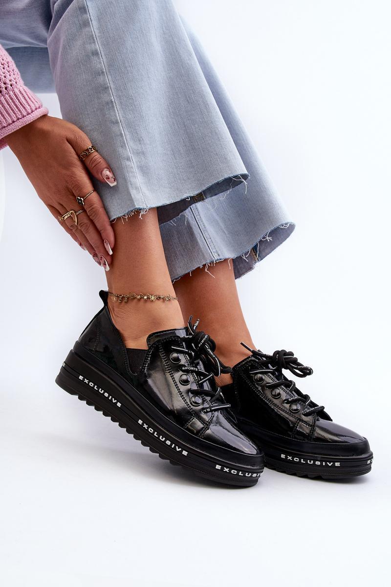 Półbuty Model S.Barski LR620 Black - Step in style - obrazek 2