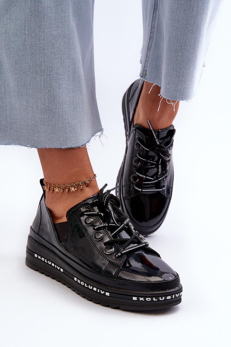 Półbuty Model S.Barski LR620 Black - Step in style - obrazek 3