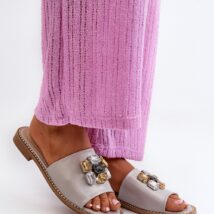 Sandał Klapki Model S.Barski KV27-031 Beige – Step in style