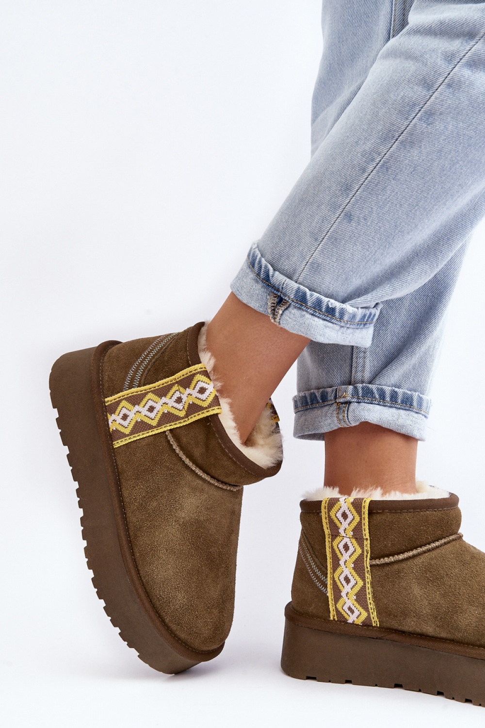 Śniegowce Model Vebissat W5829 Green - Step in style - obrazek 2