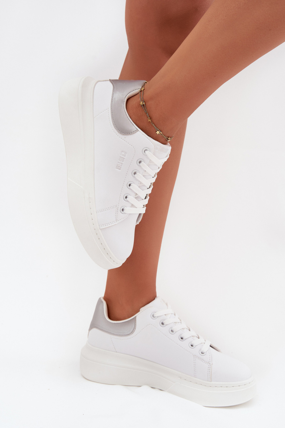 Buty Sportowe Model Big Star SS274245 White/Silver - Step in style - obrazek 3