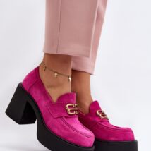 Półbuty Model Zazoo 20170 Fuksja Zamsz – Step in style