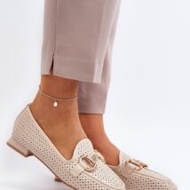 Mokasyny Model Iluvana FF-33 Beige – Step in style