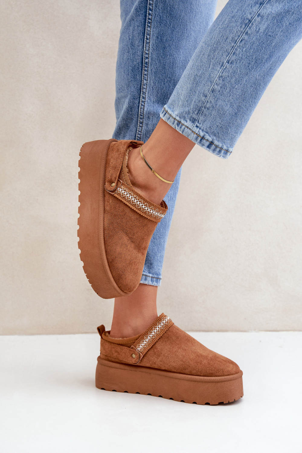 Śniegowce Model Selithria PL361 Camel - Step in style - obrazek 3