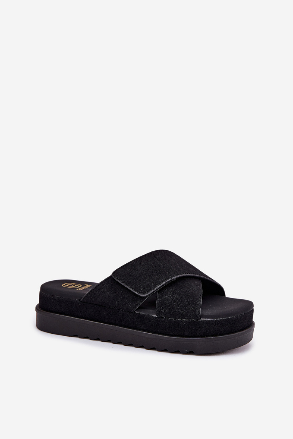 Sandał Klapki Model Rinasara PL365 Black - Step in style - obrazek 2