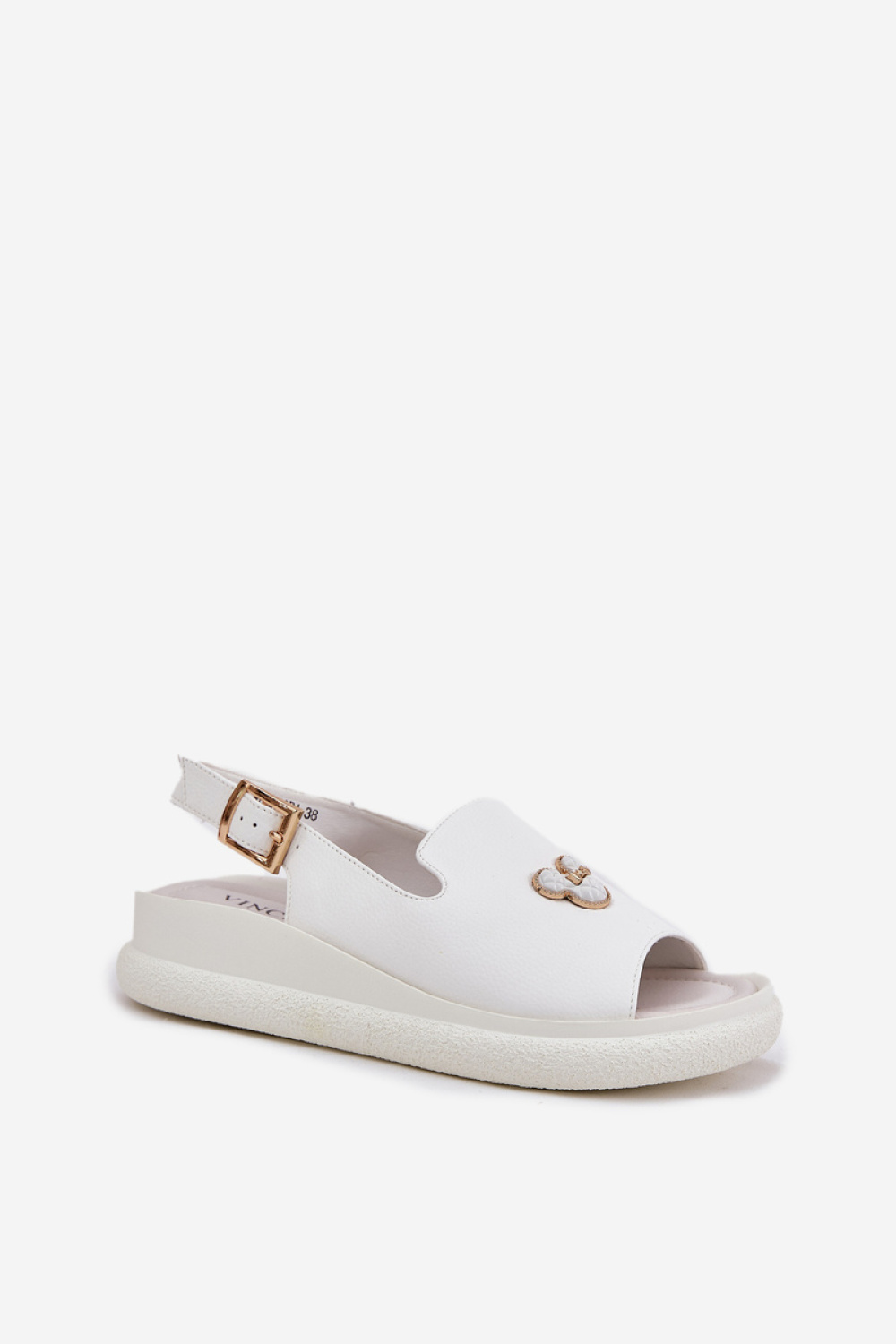 Sandały Model Vinceza 66757 White - Step in style - obrazek 2