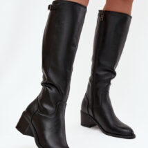 Kozaki Model Vinceza 58589 Black Skóra – Step in style