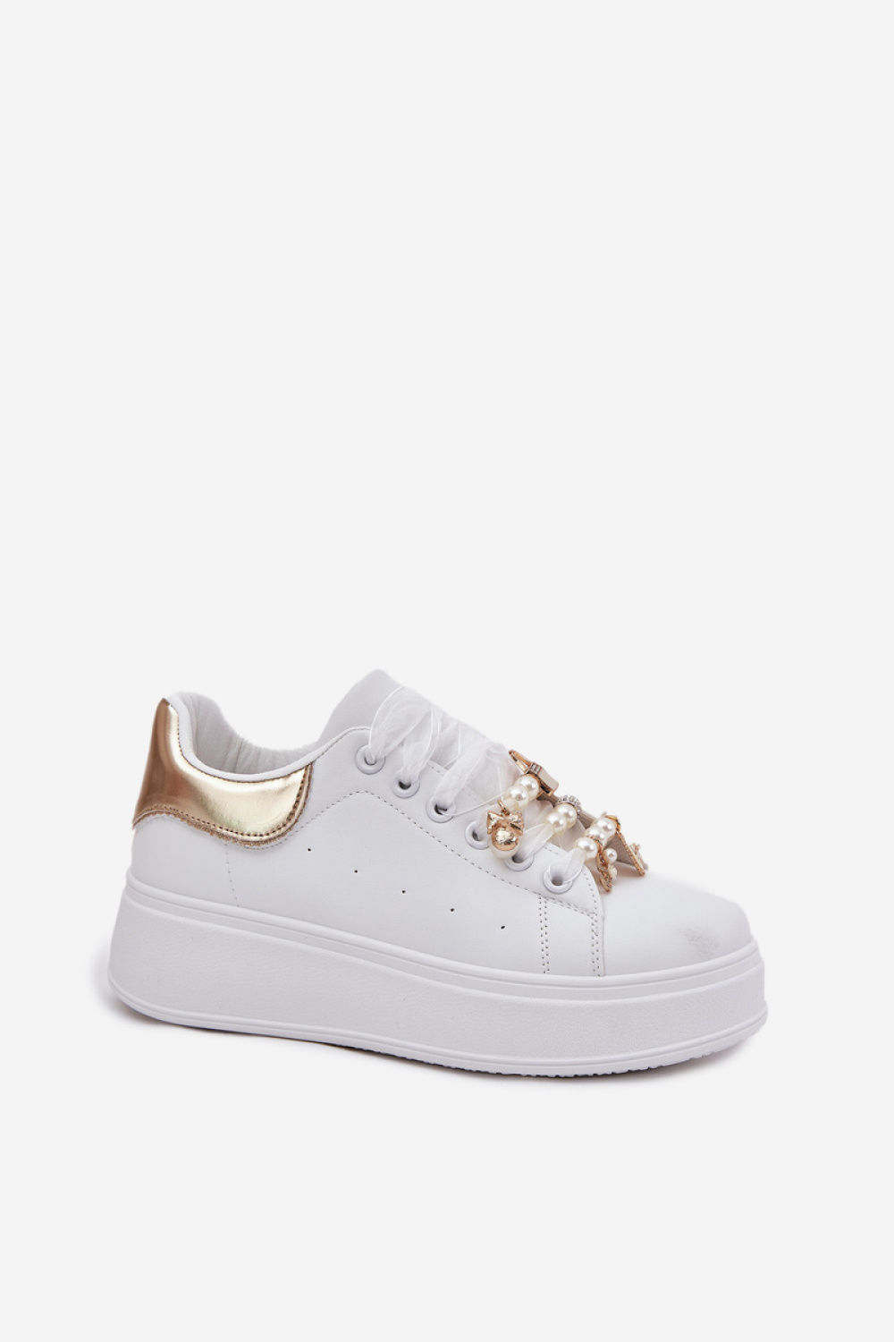 Buty Sportowe Model Ocerdia YY-156 White/Gold - Step in style - obrazek 2