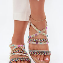 Sandały Model Delyra JH521 Beige – Step in style