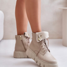Botki Model Zazoo 60511 Beige – Step in style