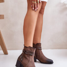 Botki Model Lobina ASA128-37 Brown – Step in style