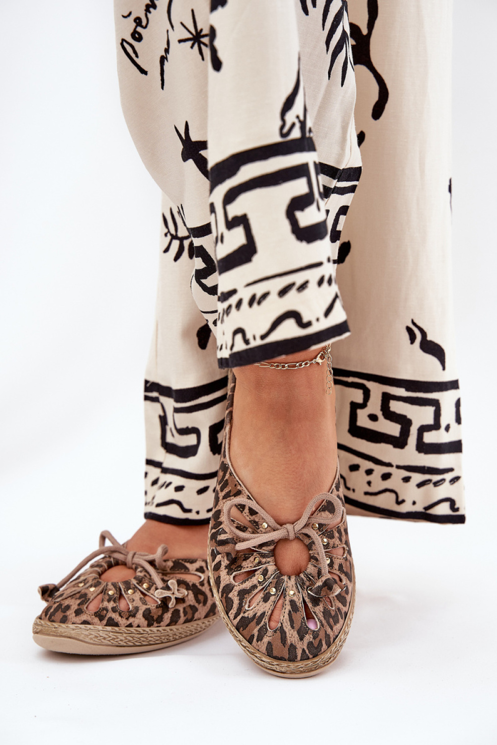 Baleriny Model Zazoo Panterka 10179 Brown - Step in style