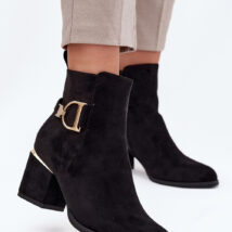 Botki Model Ambrine 0-625 Black – Step in style