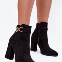 Botki Model Lymall 168-521 Black Zamsz – Step in style