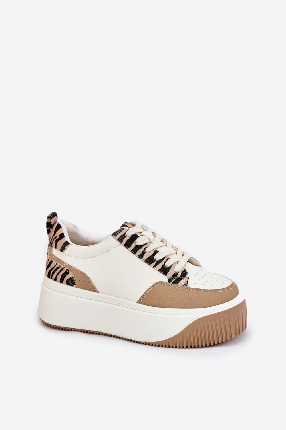 Buty Sportowe Model Tamorniel PL359 Zebra Beige - Step in style - obrazek 2