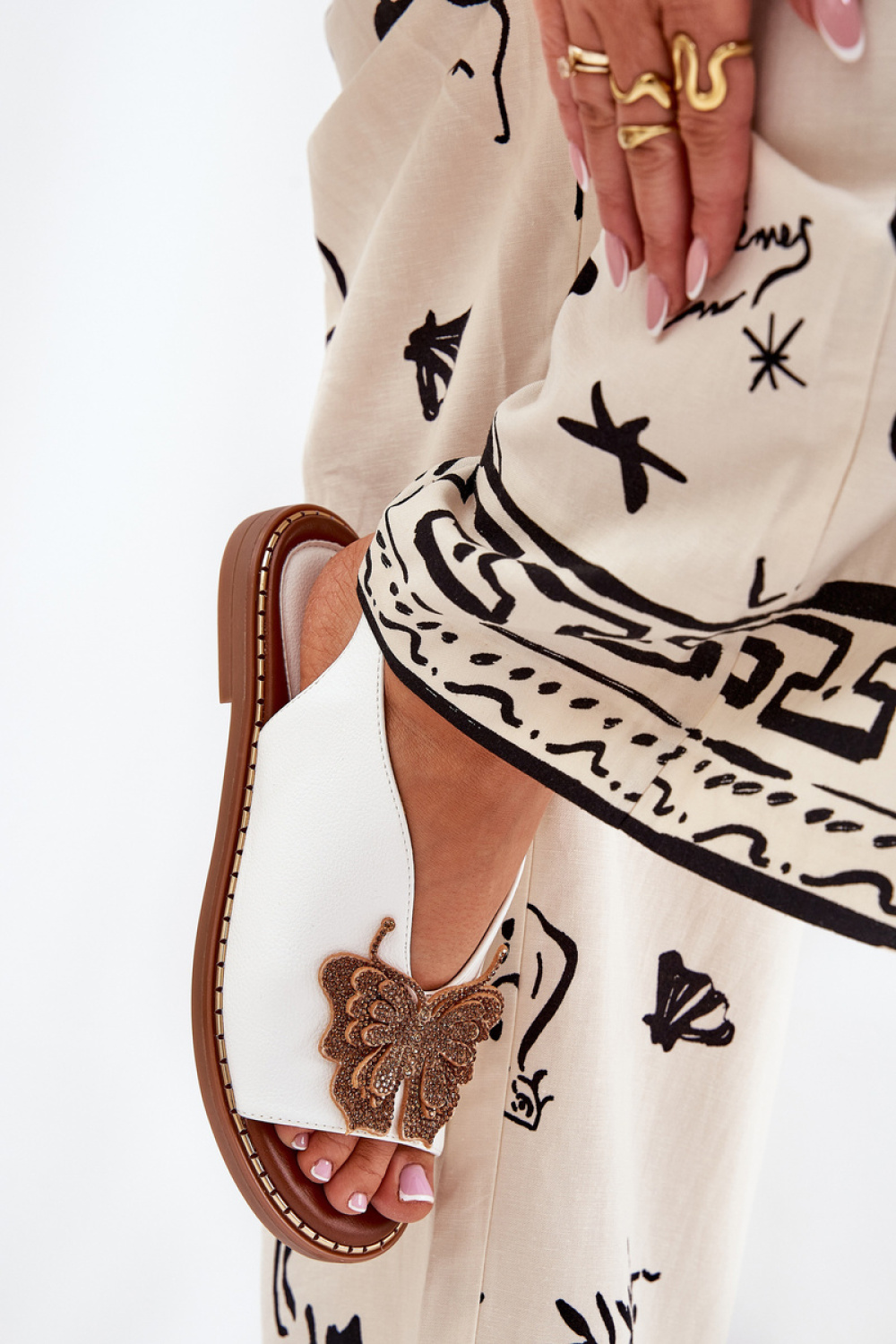 Sandały Model Setorina RMR2266-10 White - Step in style - obrazek 3