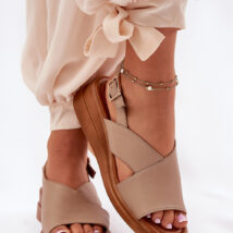 Sandały Model Quilara ASA266-9 Beige – Step in style