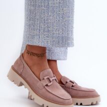 Mokasyny Model DA TW117 Pink – Step in style