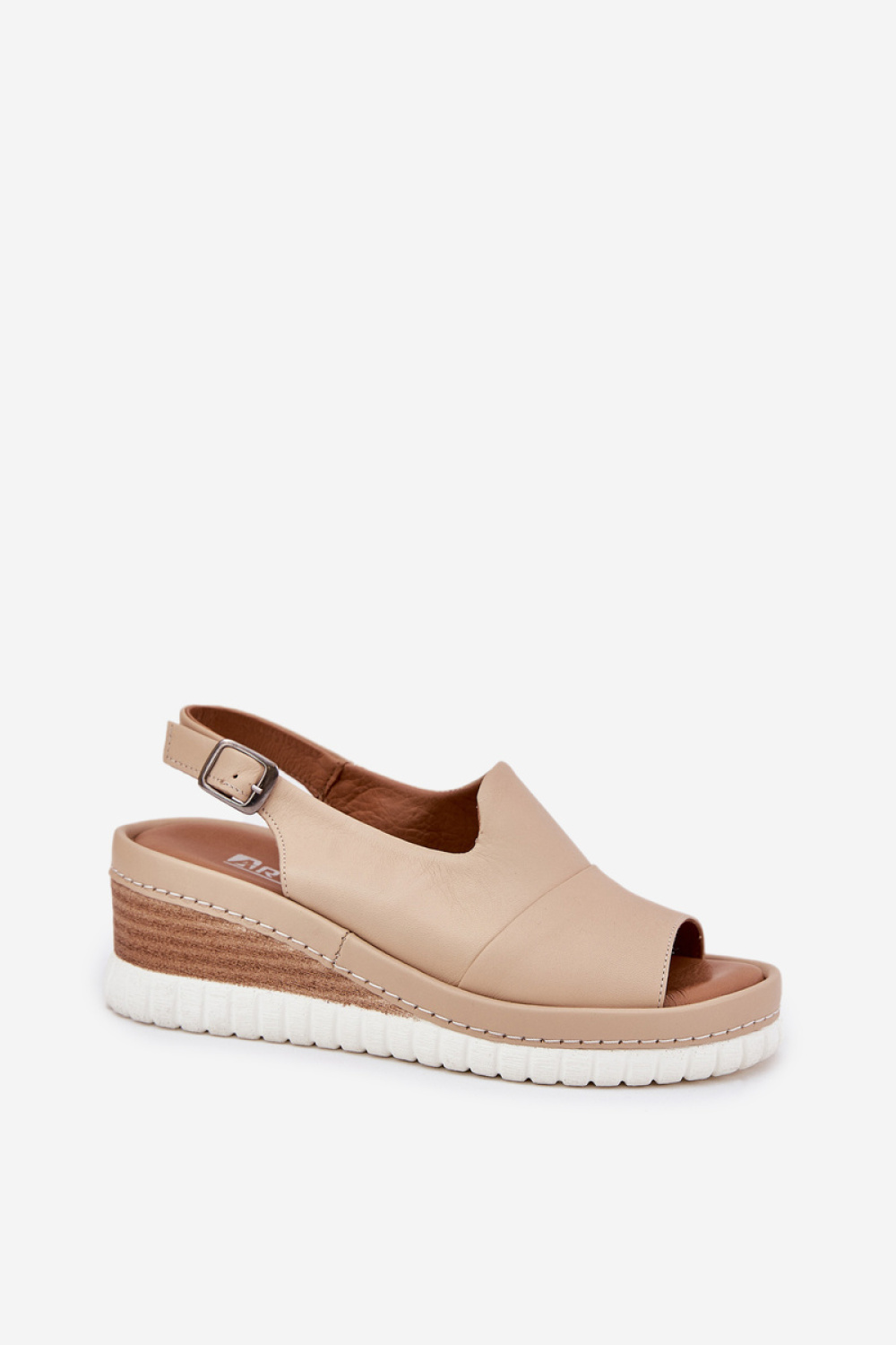 Sandały Model Artiker 56C0919 Beige - Step in style - obrazek 2