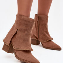 Botki Model Idalia OM283 Light Brown – Step in style