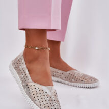 Półbuty Model Chulieta 25PB18-8442 Gold/Grey – Step in style