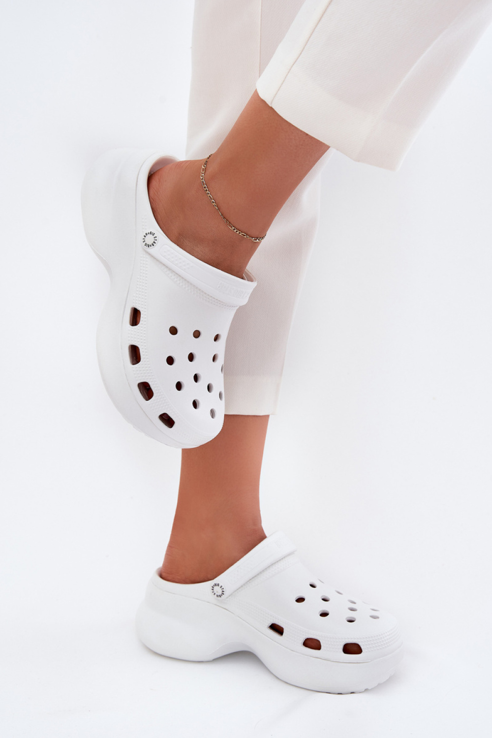 Sandał Klapki Model Big Star RR274A119 White - Step in style - obrazek 3