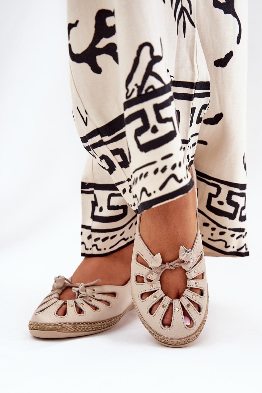 Baleriny Model Zazoo 10179 Beige - Step in style