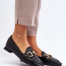 Mokasyny Model Iluvana FF-33 Black – Step in style