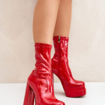 Botki Model Lotisha C-244 Red – Step in style