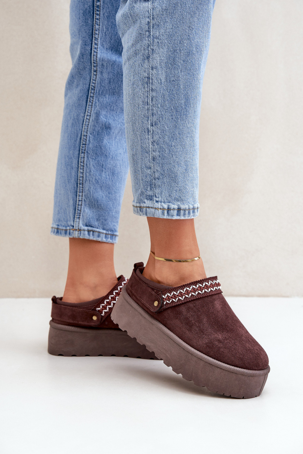 Śniegowce Model Selithria PL361 Czekolada - Step in style - obrazek 3